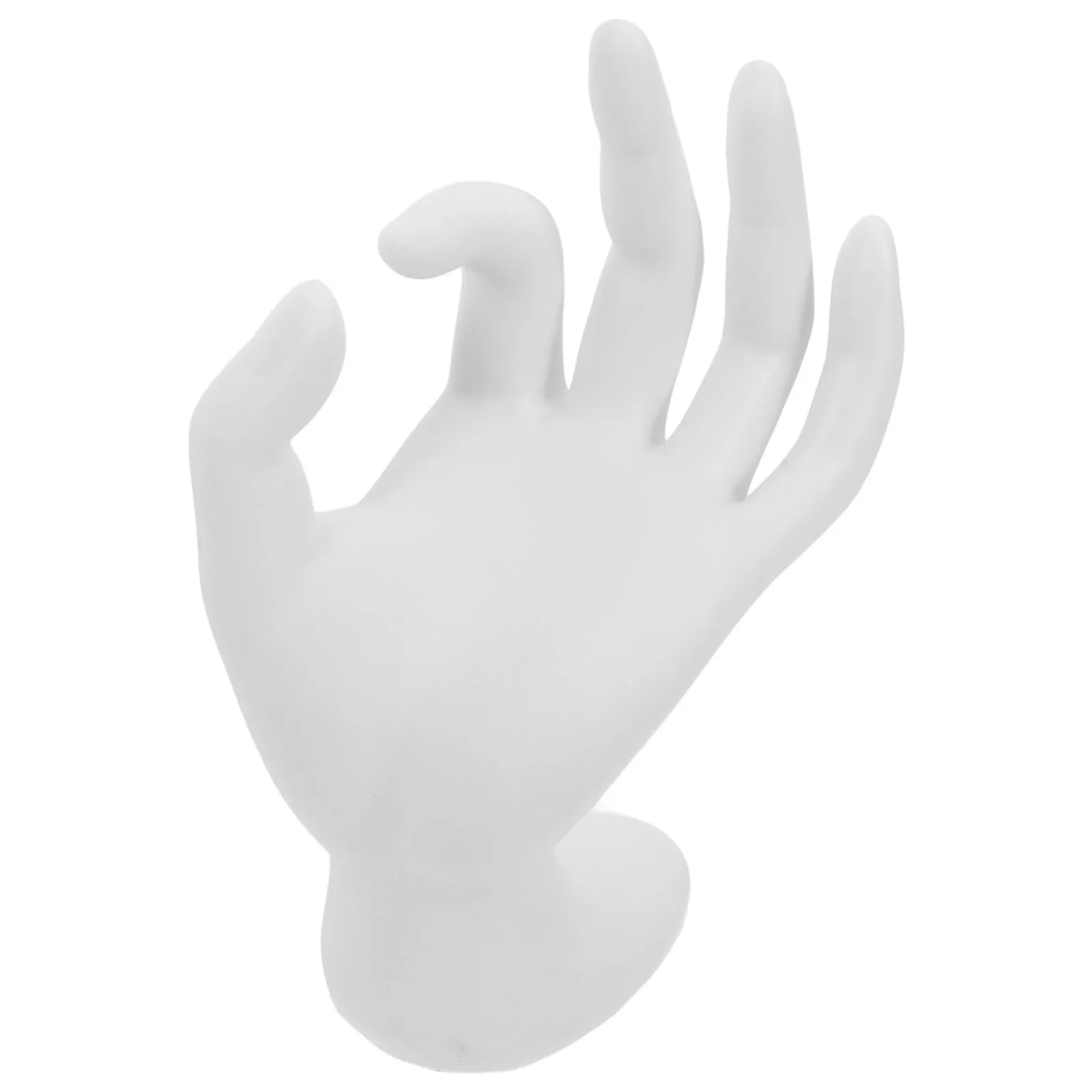 

Hand Ring Display Stand Jewelry Store Display Rack Smooth Polished Surface Countertop Ring Organizer Decorative Hand Shape