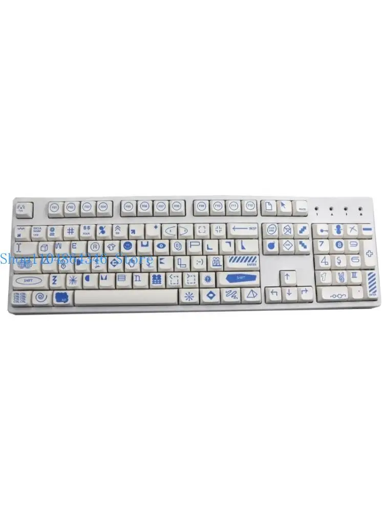 

652F 108PCS Keycaps XDA Profile Keycap Set DyeSubbed for Gaming Mechanical Keyboard