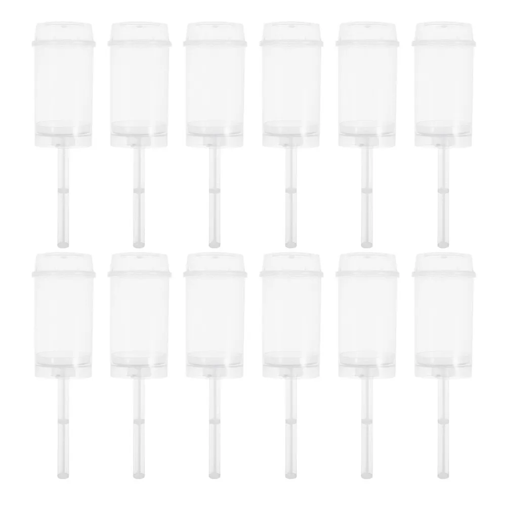 60Pcs Push Up Cake Pop Holders Leakproof Push Pops Containers Clear Dessert Storage Portable Cake Pop Stand Reusable PP Material