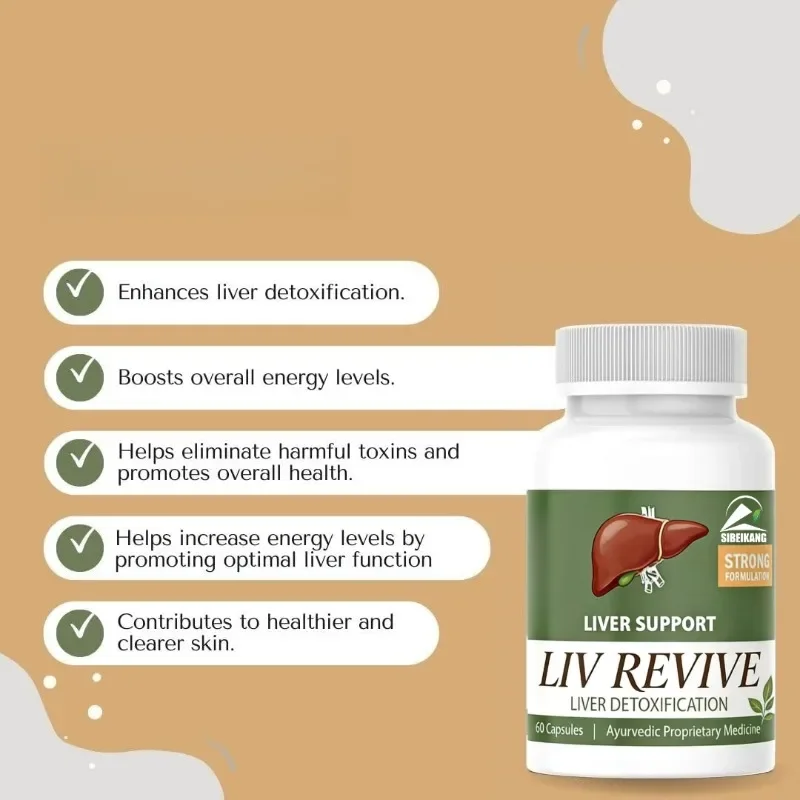 Liver cleansing and repair support | Milk thistle dandelion root herbal supplement containing 9 minerals -60 capsules