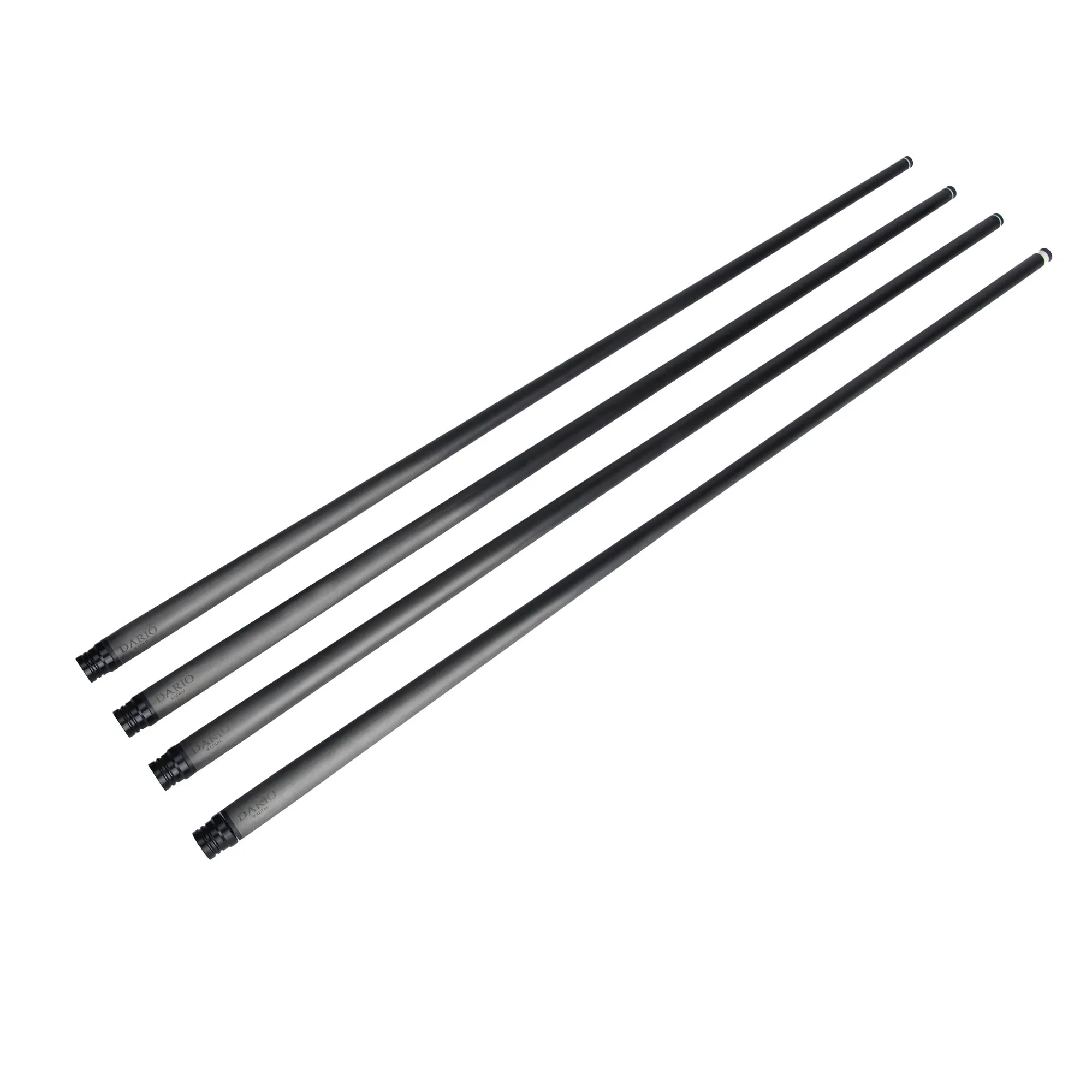 DARIO Carbon Fiber Shaft for Billiard Cue, 4 Kinds Tip, Low Deflection Pool Cue Shaft, Universal Fit
