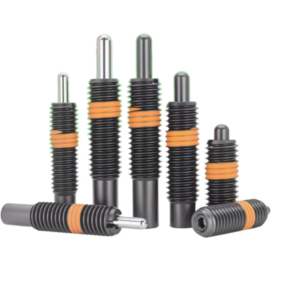 مكبس زنبركي عالي التحمل PJH تلسكوبي لتحديد المواقع قفل دبوس المواد العلوية دبوس أمان سلك علوي زنبركي PJL/PJX