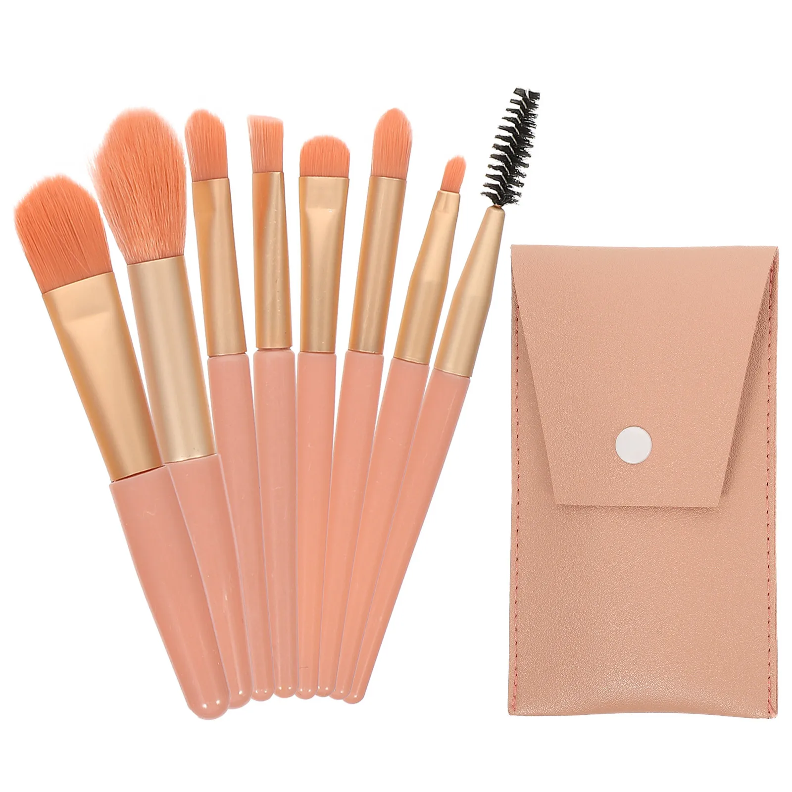 1 Set Mini Make-Up Pinsel Kit Weichen Borsten Für Erröten Pulver Foundation Lidschatten Lip Anwendung Tragbare Werkzeuge Frauen