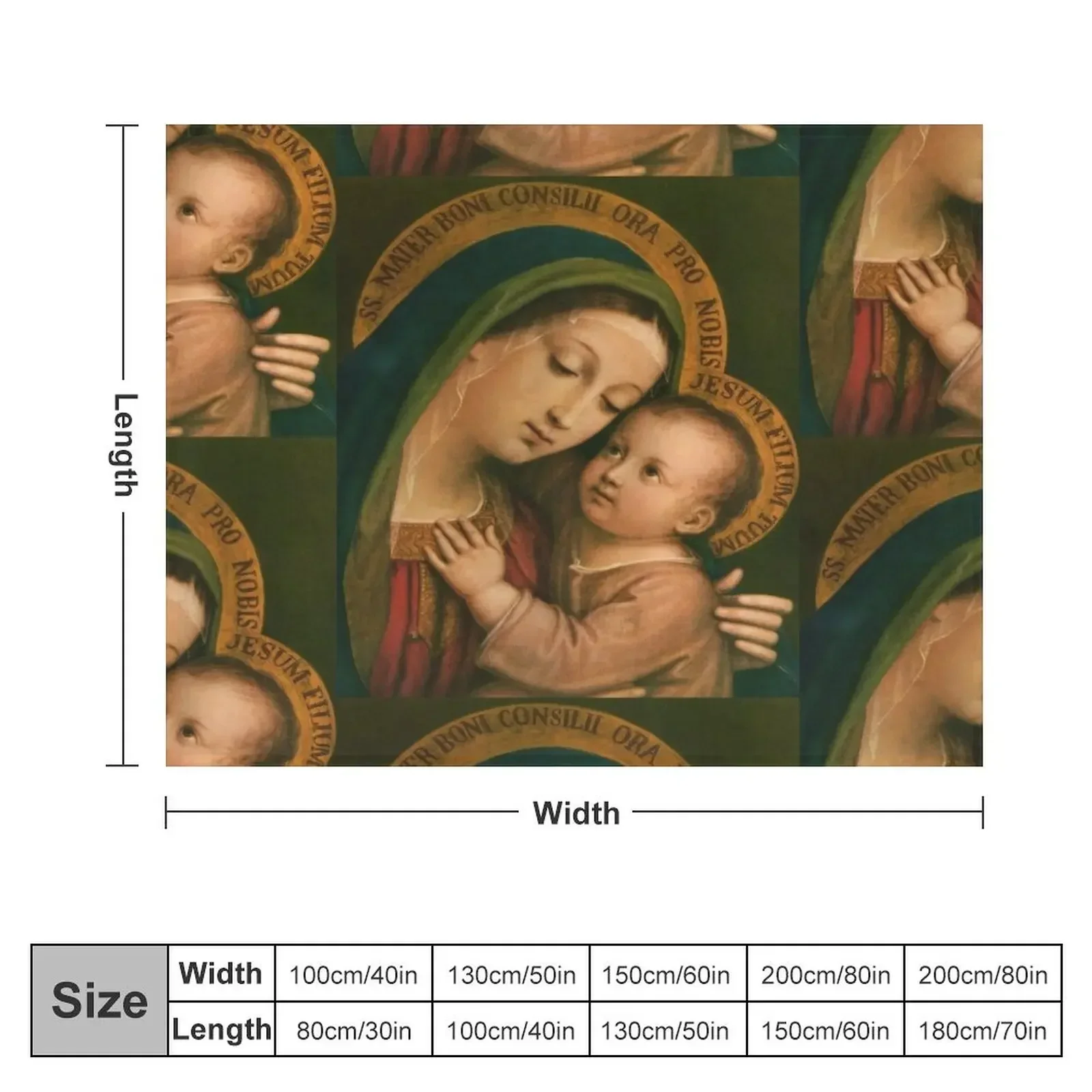 Our Lady of Good Counsel Throw Blanket Summer Beddings For Sofa Thin Luxury Throw halloween Blankets