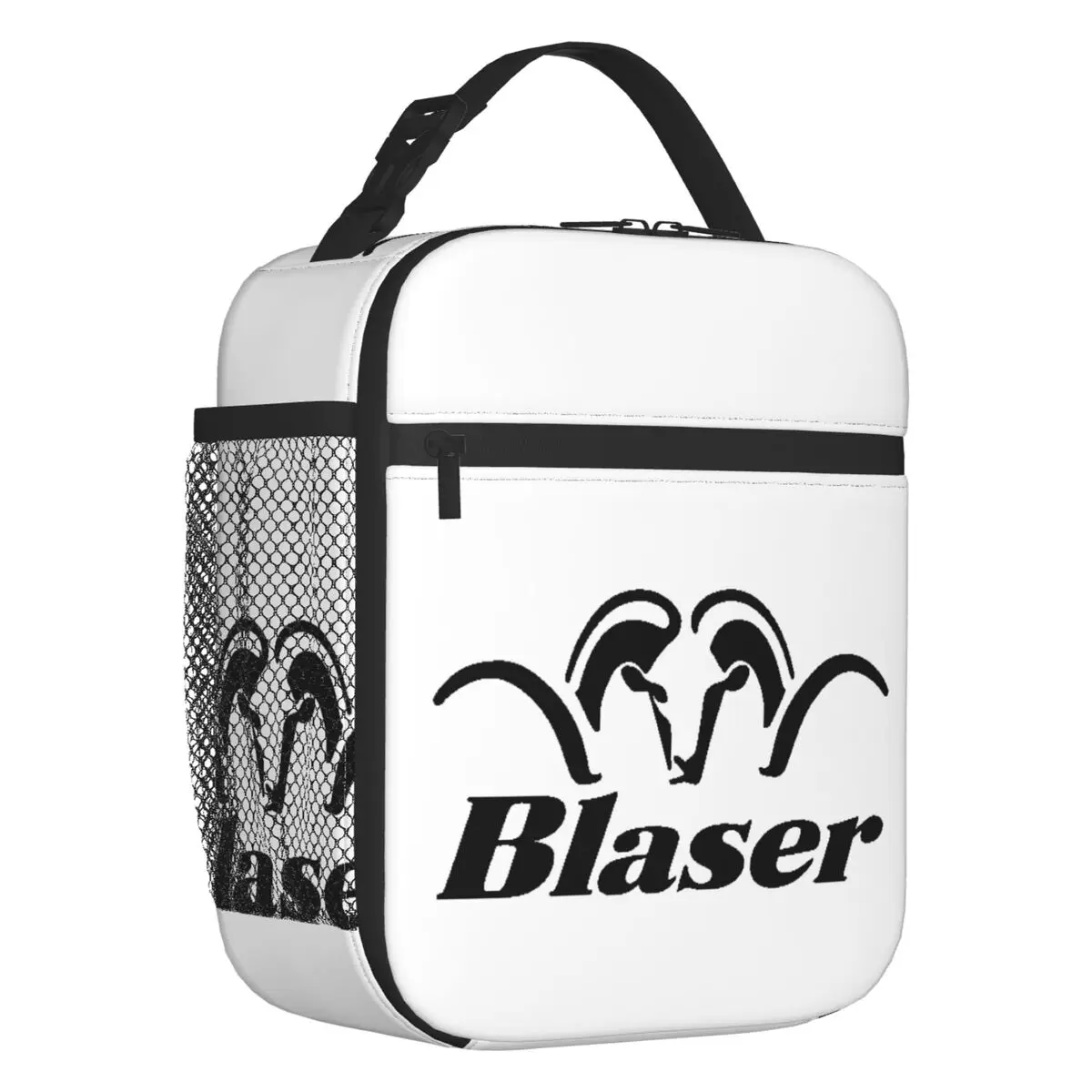 Custom Black Blaser Firearm Gun Resuable Lunch Box  Leakproof Cooler Thermal Food Insulated Lunch Bag School Children Student