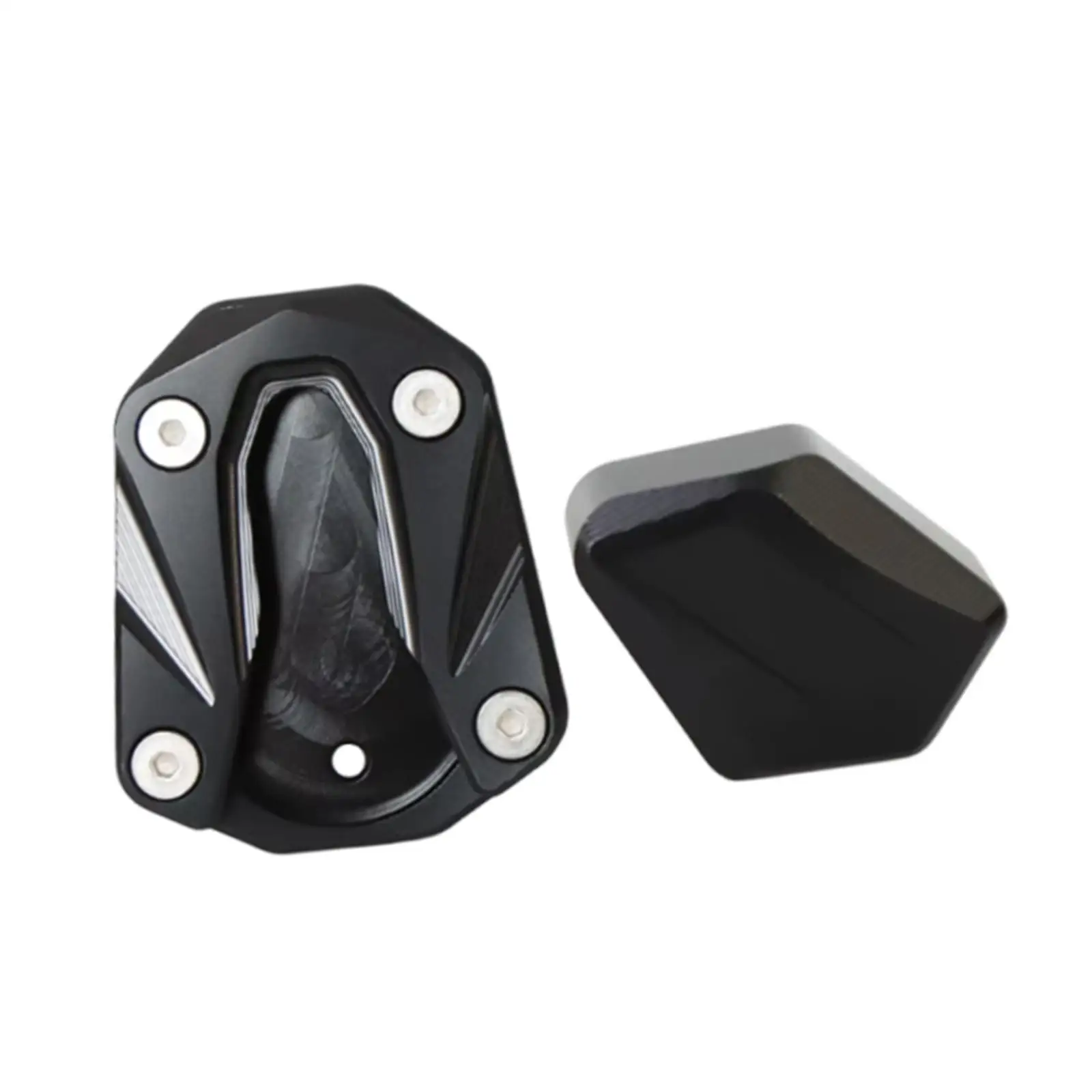 Motorcycle Kickstand Pad Side Stand Foot Garage Floor Support Mat Plate Extension for Shengshi 368G
