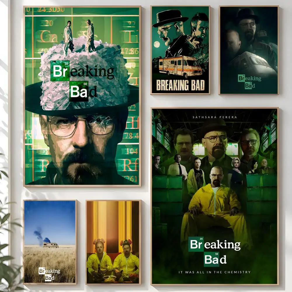 Movie B-Breaking Bad Poster Creative Room Art For Dorm Bedroom Study Apartment Home Gift