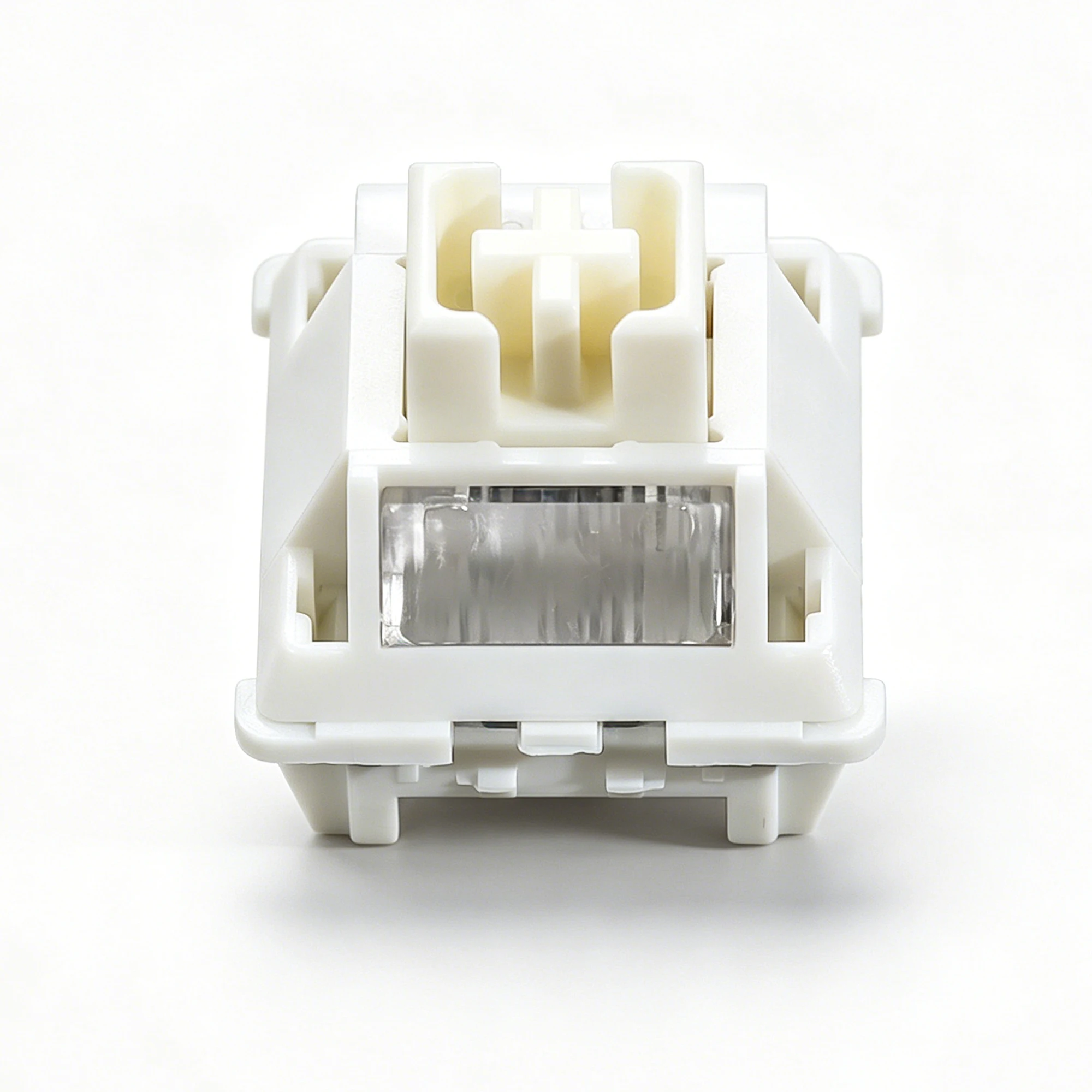 Keycool Walk Snow Switch Weiß 38gf 5-Pin Linear Creamy Switches HIFI für individuelle DIY 60% Gaming mechanische Tastaturen POM vorgeschmiert – Detail 6