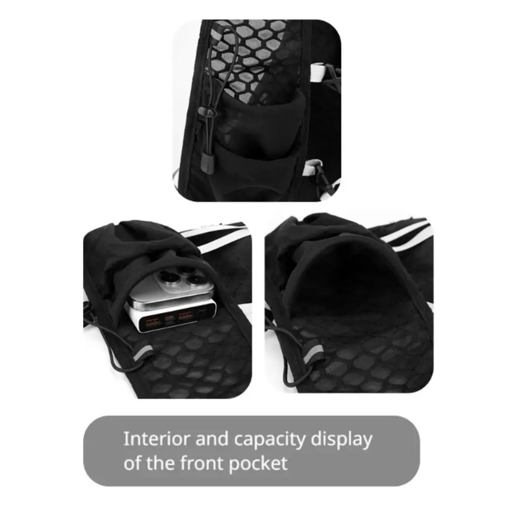 

Waterproof Running Vest Pack Adjustable Breathable Running Hydration Vest Bag Multifunctional Convenient Outdoor Running Vest