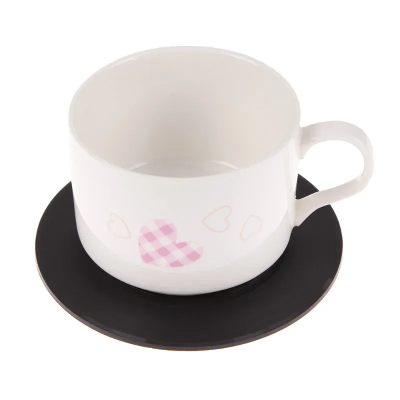 1/6pcs Retro Vinyl Record Cup Coaster Anti-slip Coffee Coasters Heat Resistant Music Drink Mug Mat Placemats Kitchen Accessories