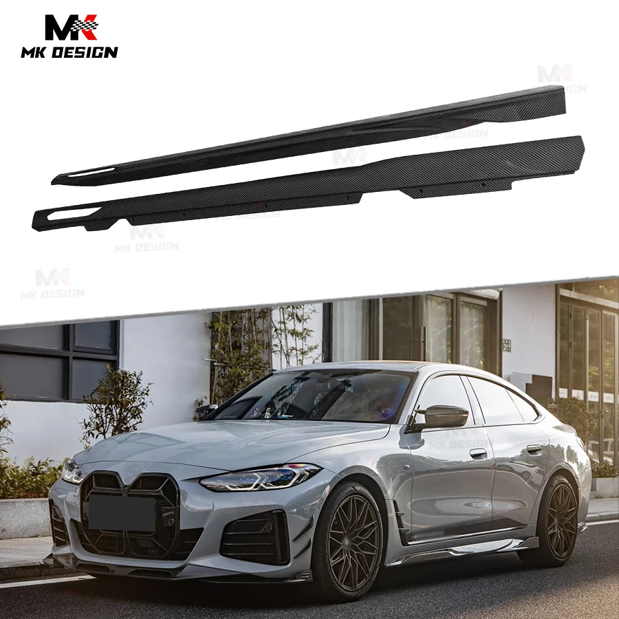 

Carbon Fiber SQ Style Side Skirts Extension Lip for BMW 4 Series G26 Sedan 2021+ Side Skirts Aprons Car Accessories