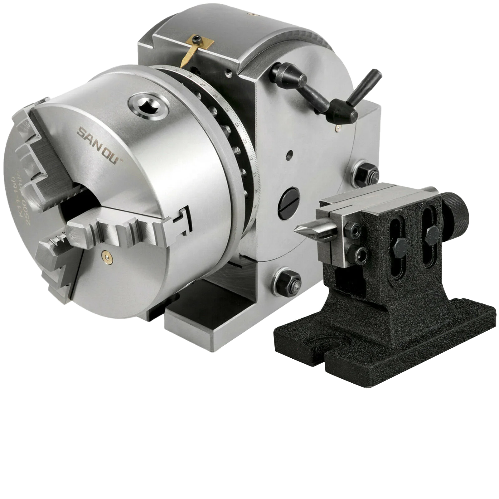 

Hot Sale Milling Machine BS-1-6 Dividing Head Semi Universal with 3 Jaw Chuck