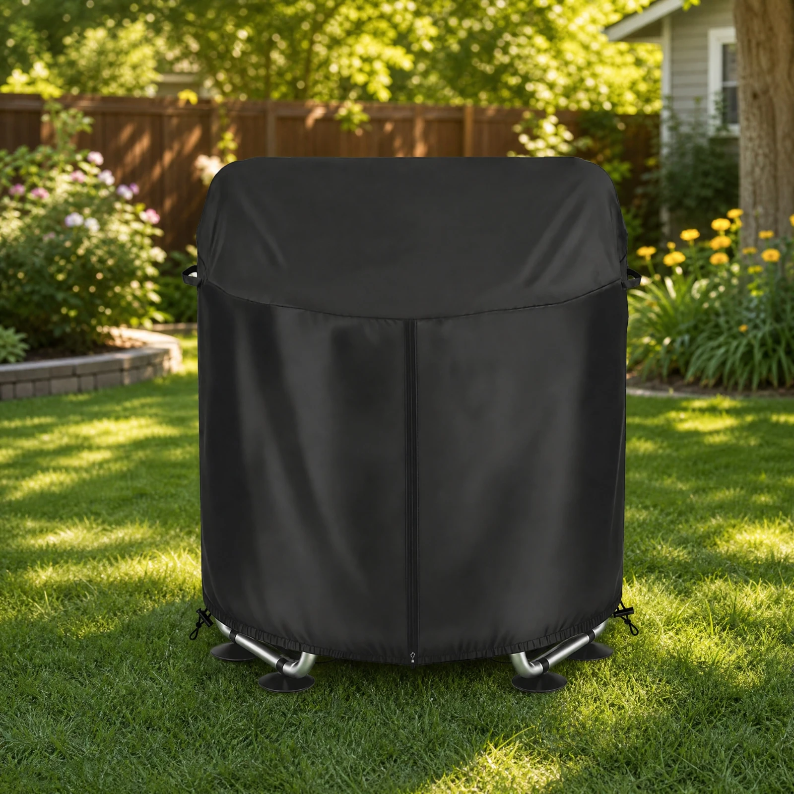 Trampoline Weather Cover Heavy Duty Kids Trampoline Cover Resistant Dust Proof for Outdoor, Backyard