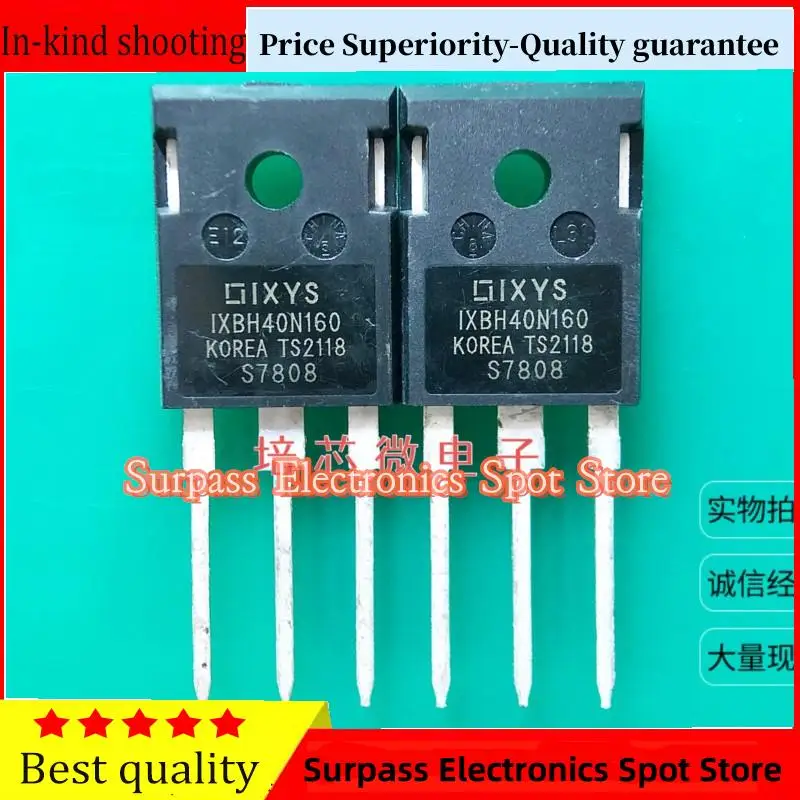 

10PCS-100PCS IXBH40N160 MOS TO-247 40A 1600V Price Superiority-Quality guarantee