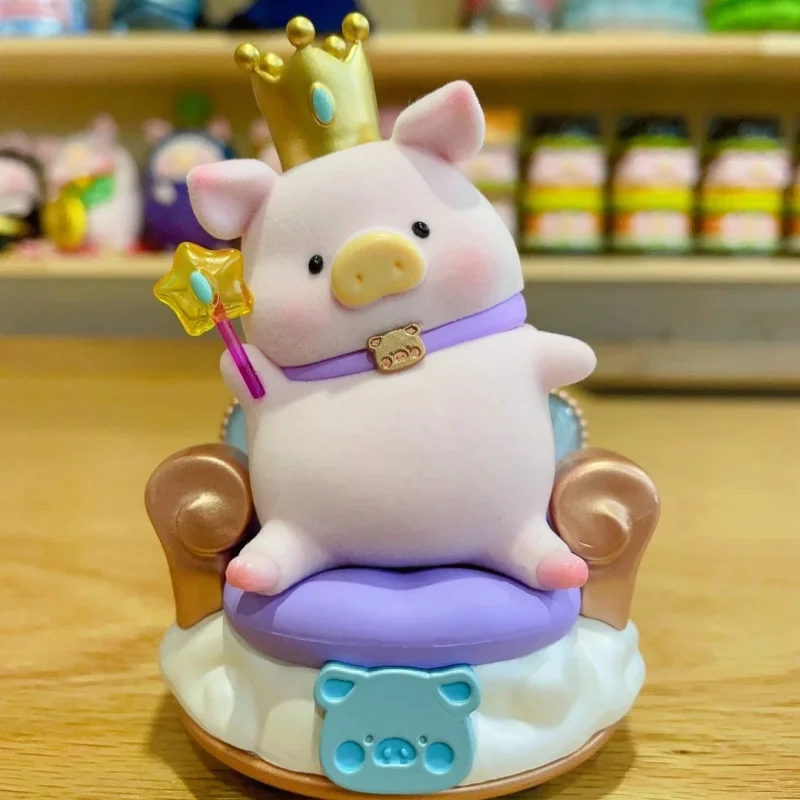 

Original Lulu Can Pig Happy Time Colorful Little Princess Hanging Card Cute Little Piggy Model Desktop Ornament Toy Gift