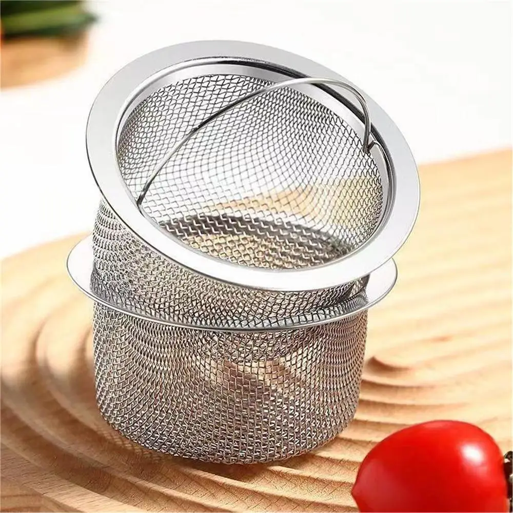 Sink Strainer Kitchen Sink Grid Filter Stainless Steel Drain Hole Filter Mesh Protection Against Clogging Kitchen Accessorie