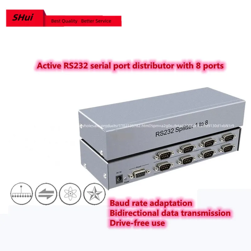 RS232 serial port one in four out 9 pin COM serial port RS232 serial port one in four dist DT5044 DT5047 DT5048ributor DT-5044