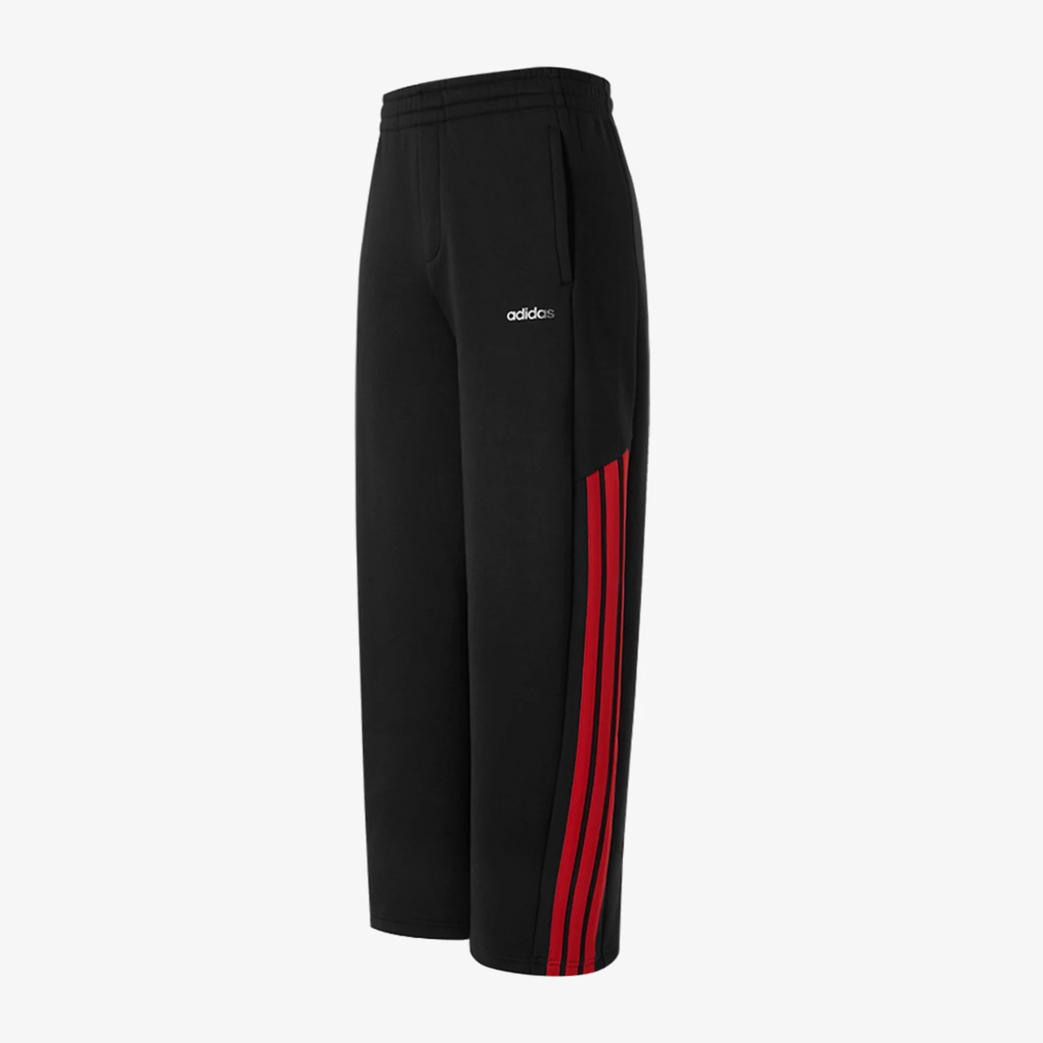 Adidas genuine autumn and winter men's plush comfortable loose running pants KQ7873