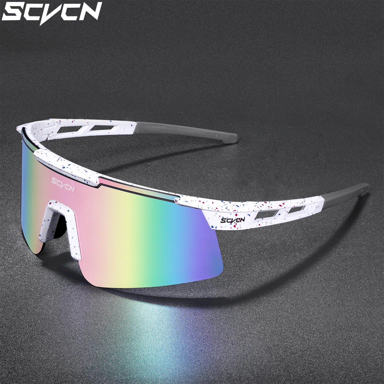 SCVCN gafas de sol de ciclismo UV400 hombres mujeres deportes al aire libre bicicleta de carretera gafas de carreras MTB bicicleta Camping pesca equipo de ocio