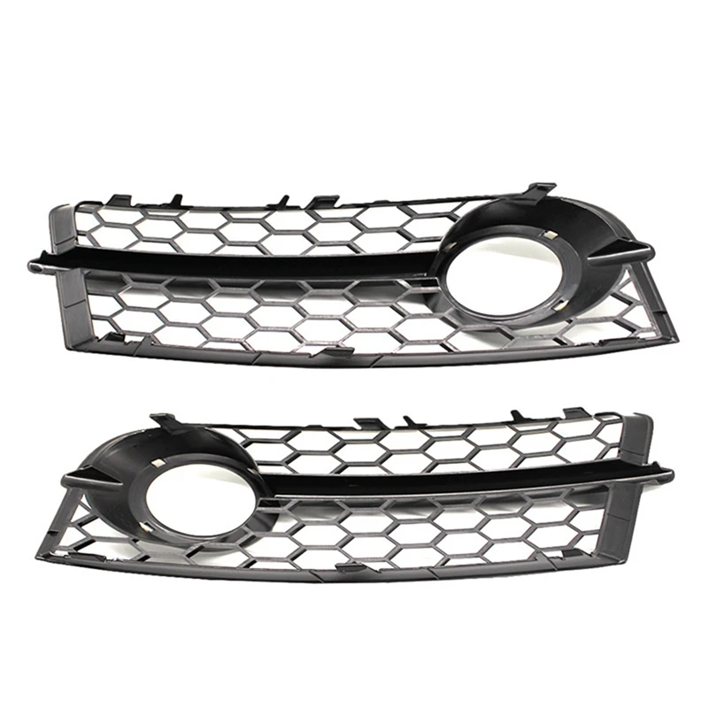 Car Fog Light Grill Lamp Cover Trim Front Fog Lamp Grilles For  TT 8J 2006-2014 8J080768201C 8J080768101C