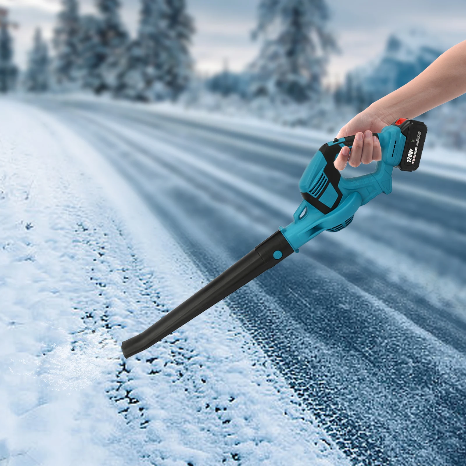 

Аккумуляторная воздуходувка для листьев, 21 В, 400 куб. футов в минуту, 18,800 об/мин, аккумулятор емкостью 4,0 Ач, время работы, противоскользящая, идеально подходит для чистки двора и подъездной дороги