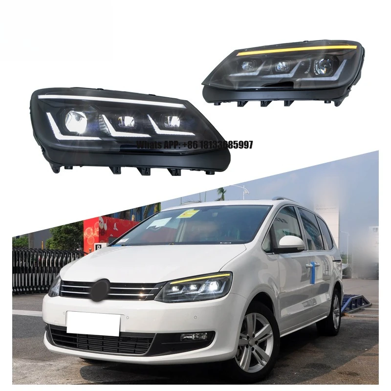 

Plug and play 2012-2019 vw OEM Front Halogen Xenon Headlamp Upgrade to New LED Headlights for Volkswagen vw Sharan