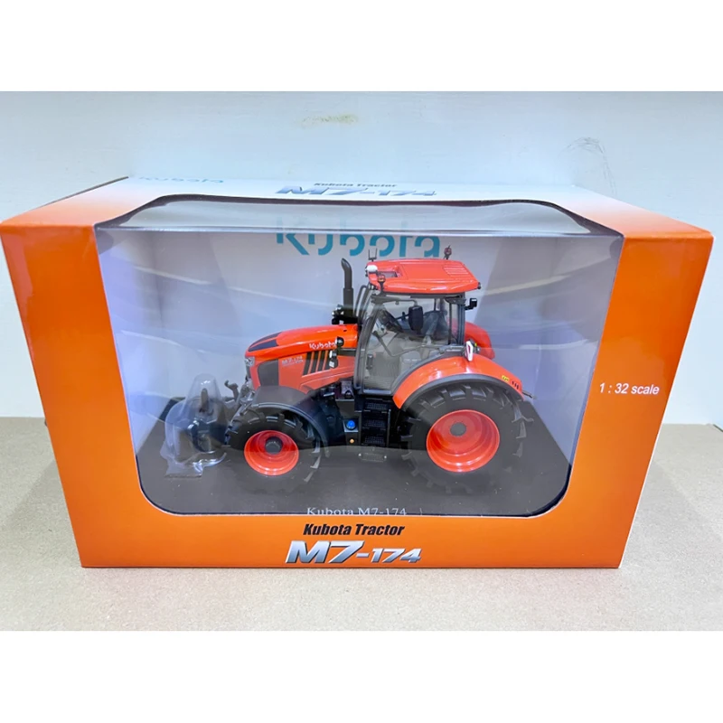 

UH6727 Литой под давлением масштаб 1:32 KUBOTA M7-174 Трактор Фермерский автомобиль Сплав Сельскохозяйственная техника Коллекция моделей Сувенирный орнамент Шоу
