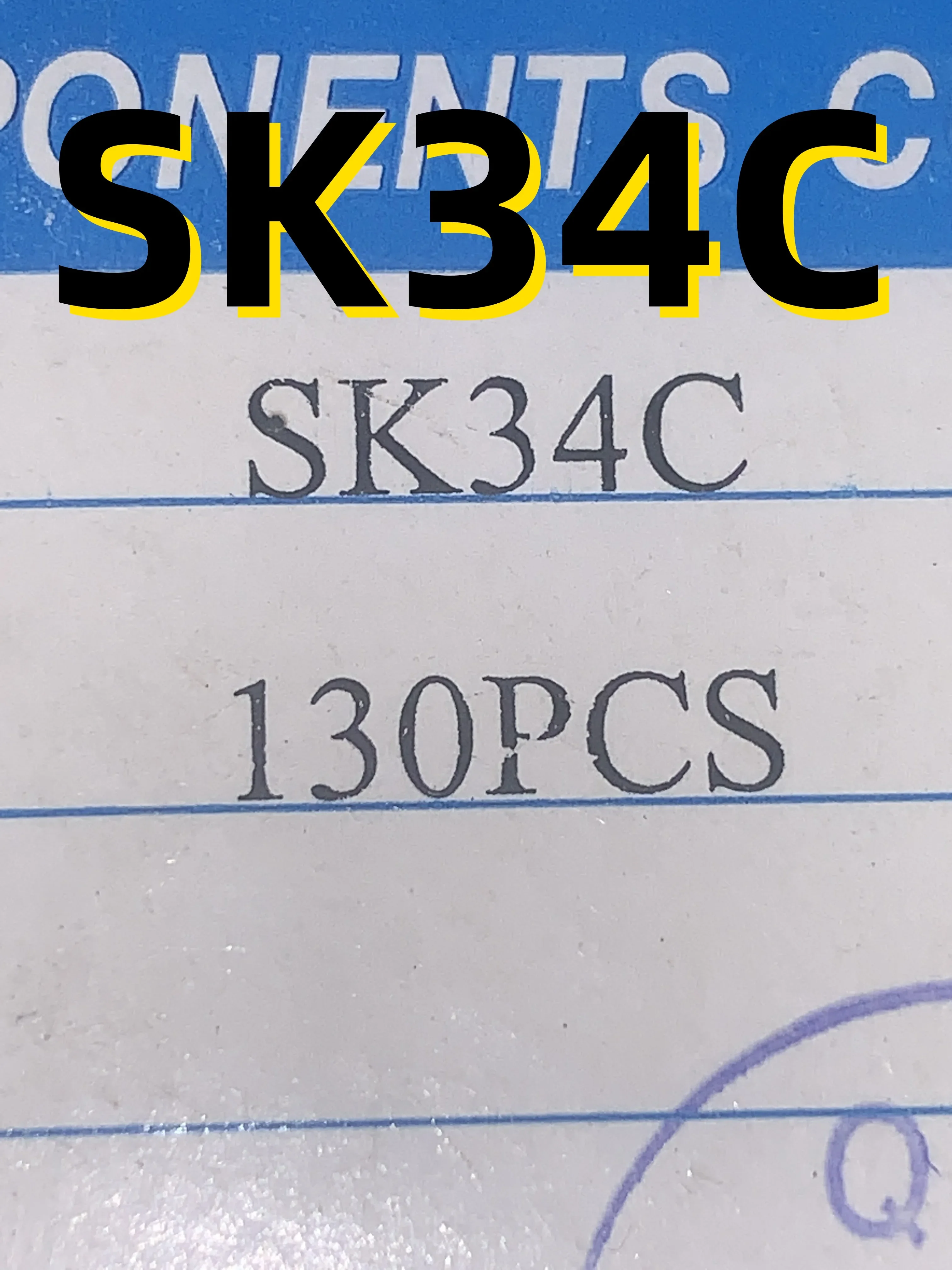 

Совершенно новый оригинальный комплект из 10 шт. SK34C