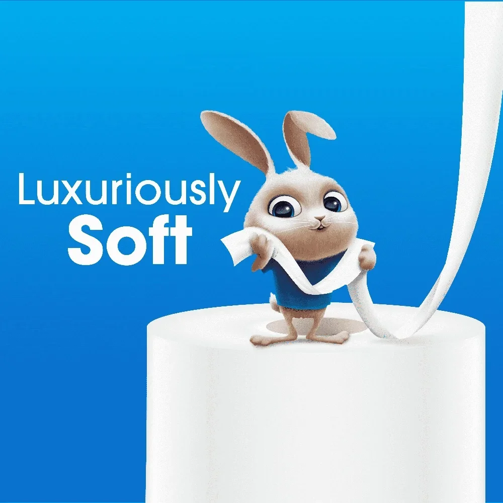 ورق تواليت فائق النعومة مكون من طبقتين 18 لفة ميجا مناديل حمام سيبتيك آمنة وغير معطرة 244 ورقة أساسية للعائلة تدوم طويلاً