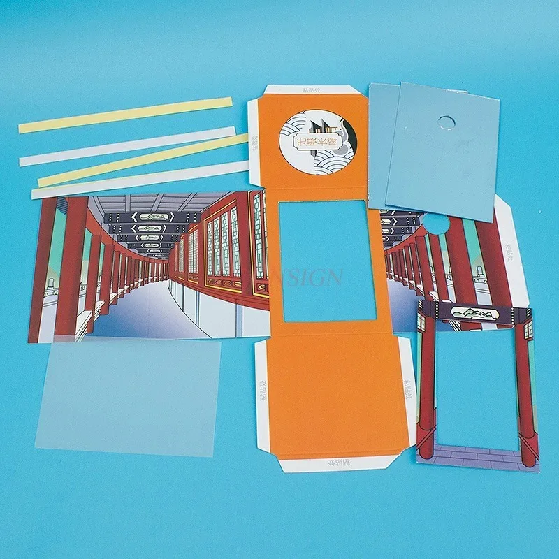 1set Infinite Corridor Light Refraction Physics Science and Education Materials Package Science Experiment Handicraft