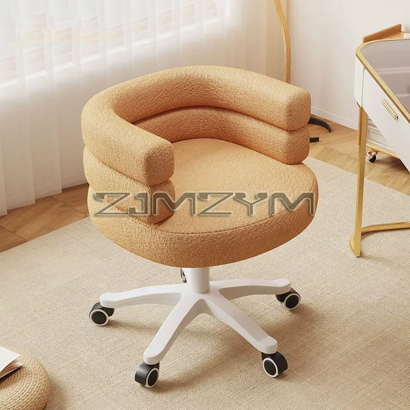 كرسي غرفة المعيشة دراسة الكمبيوتر كرسي رفع مسند الظهر كرسي التجميل الدوار غرفة نوم الغرور كرسي امبسوول