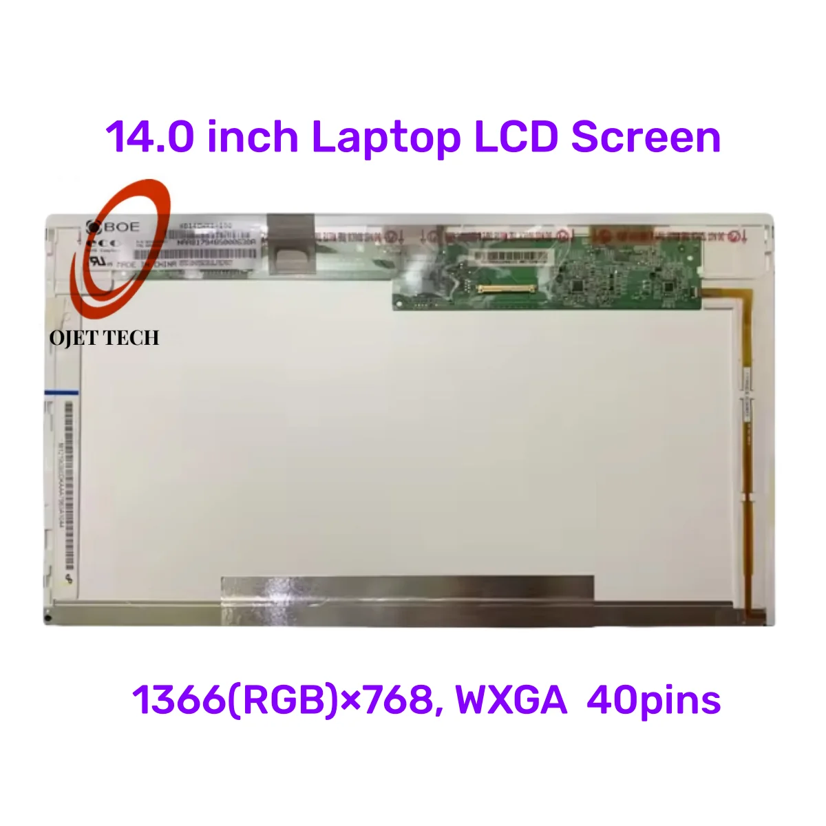

14-дюймовый ЖК-дисплей для ноутбука Dell Latitude E5420 E5430 E6420 E6430s E6430 3450, светодиодный экран, матрица 40 контактов, 1366x768