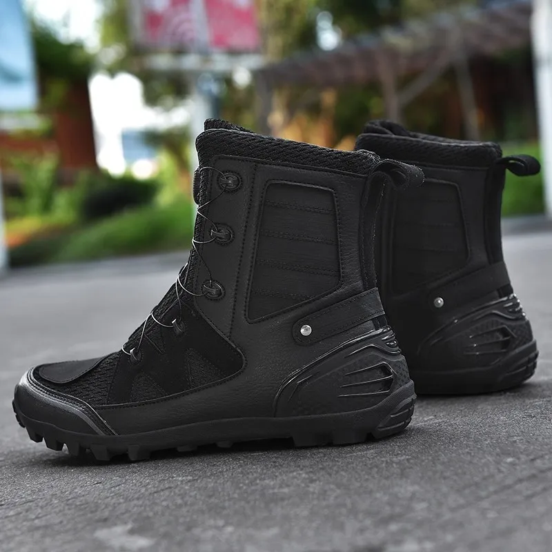 

Motorcycle Items Boots Motor Riding Boot Four Seasons Breathable Motorcycles Shoes Motorbike Chopper Cruiser Touring Ankle Shoe