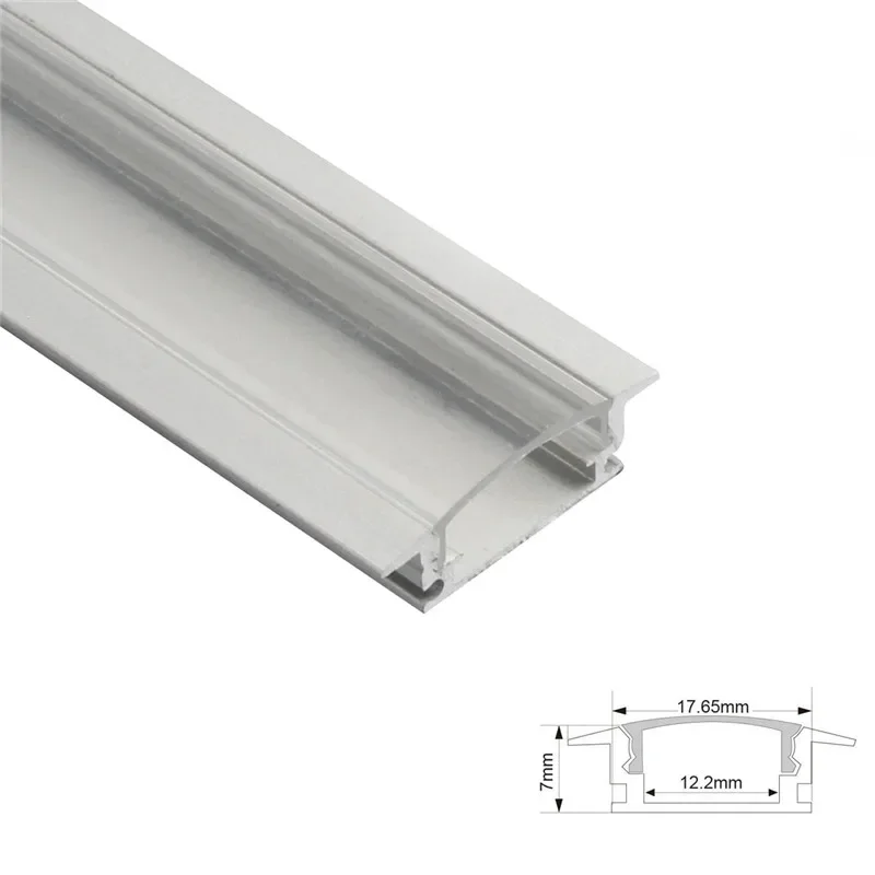 50cm * 1.8mm U/V/YW styl aluminium w kształcie światła typu LED bar kanał uchwyt przezroczysta osłona koniec do taśmy LED światła części