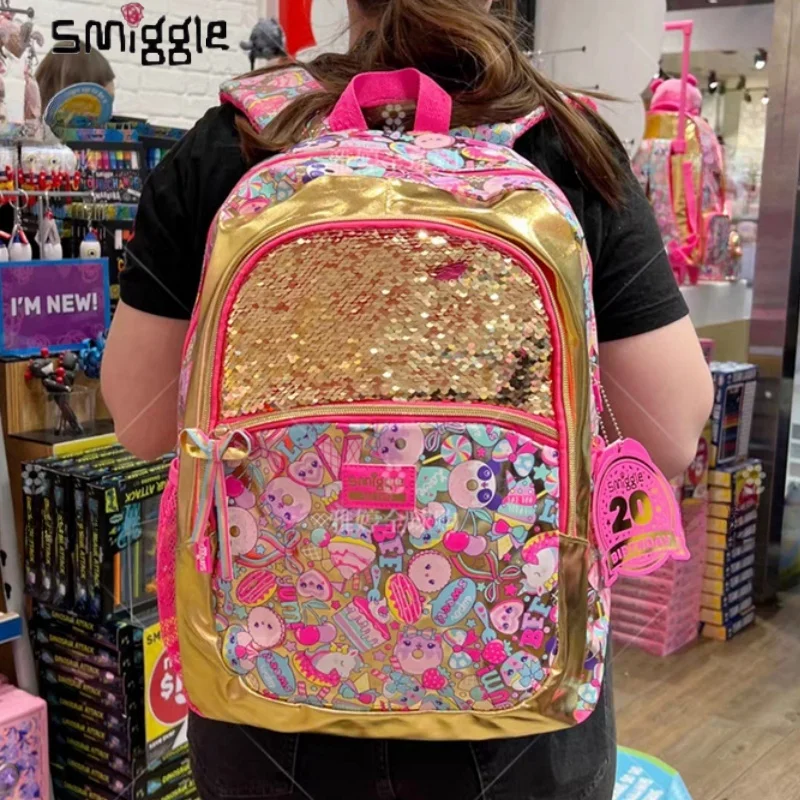 Genuine Australia Smiggle 20th Anniversary Children Student School Bag Pen Case Lunch Bag Double Shoulder Backpack Student Gift