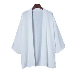 2021 mode Frühjahr Sommer Plain Farbe Mantel Japanischen Kimono Strickjacke Kimono Haori Für Frau Mann Lose Dünne Oberbekleidung G265