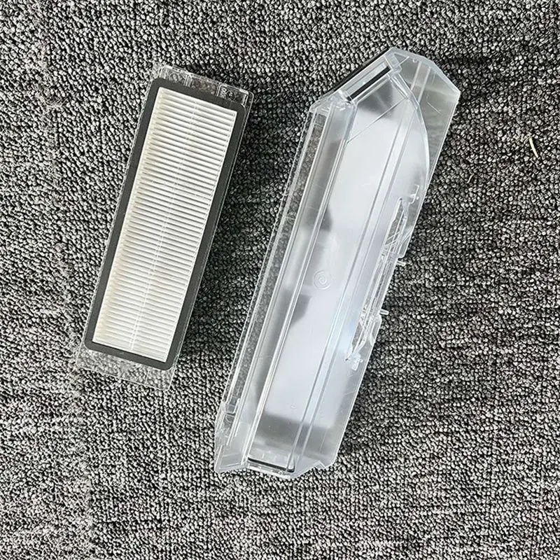 Dustbin Box With Filter Replacement For Roborock Q Revo P10 Robot Vacuum Cleaner