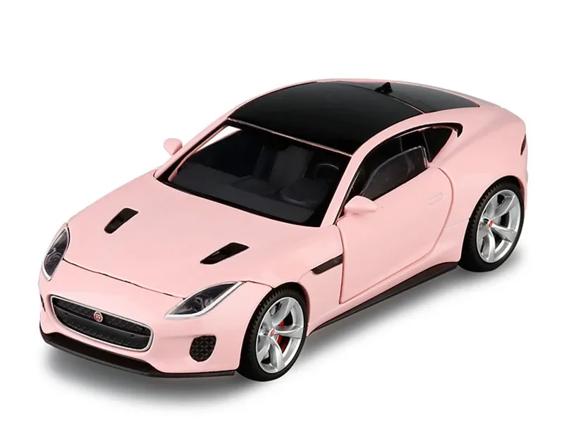 

1:32 Jaguar F-Type Sport Auto Model Speelgoed Simulatie Geluid Trek Legering Gegoten Speelgoed Voertuig Voor Jongens A211 Miniat