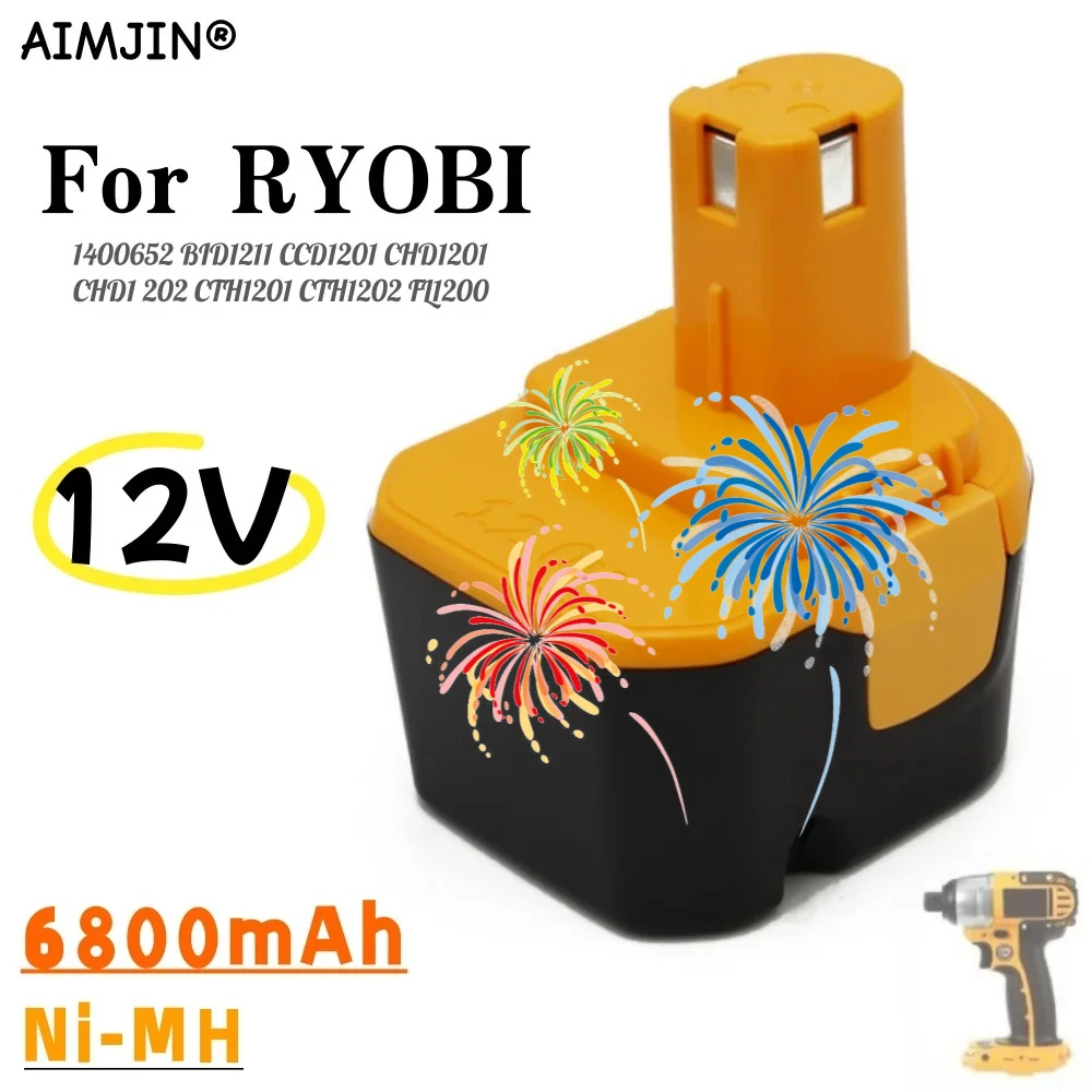 6800Mah For Ryobi 1…