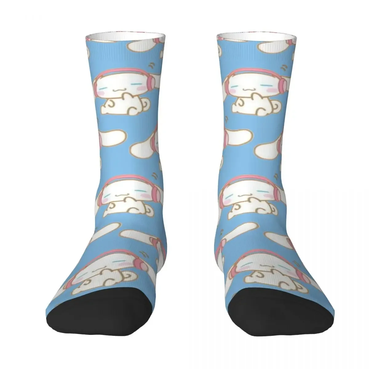 Cute Cinnamon Roll  Socks Men's Women Fashion Cinnamoroll Socks Novelty Spring Summer Autumn Winter Middle Tube Socks Gift