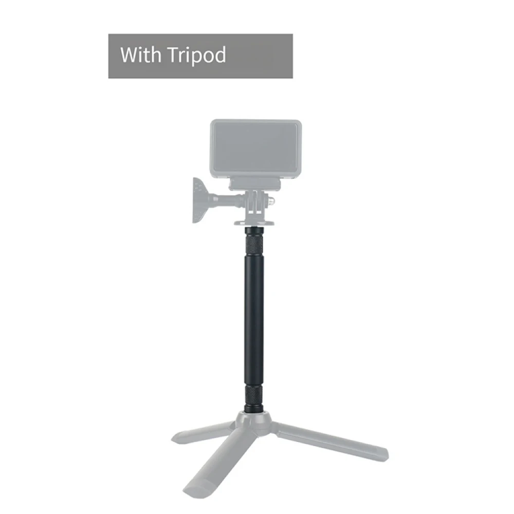 Varilla de extensión de aleación de 15cm con orificio roscado Universal 1/4 para cámaras/Monitores/videocámaras/trípode/palo de Selfir, accesorios