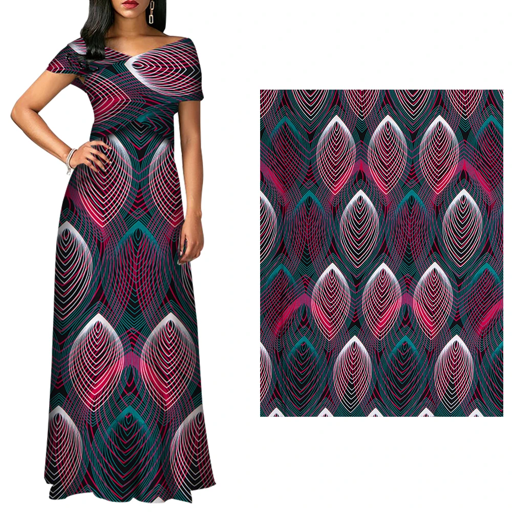 Nuovo garantito vero e proprio originale vera cera Ankara tessuti tessuto di stampa africana per abito da sposa tessuto di cotone 24 fs1451