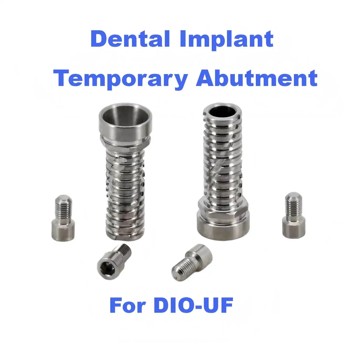 Universal Dental Implant Temporary Abutments Premium Titanium Provisional Abutment Components For Dentists And Technicians