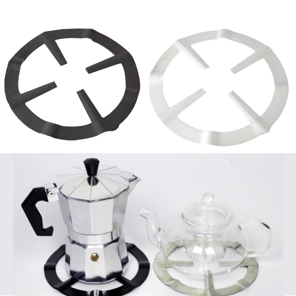 

Moka Pot Stove Stand Coffee Pot Holder Gas Range Support Ring Burner Grate Gas Hob Rack Camping Cookware Kitchen Accessories