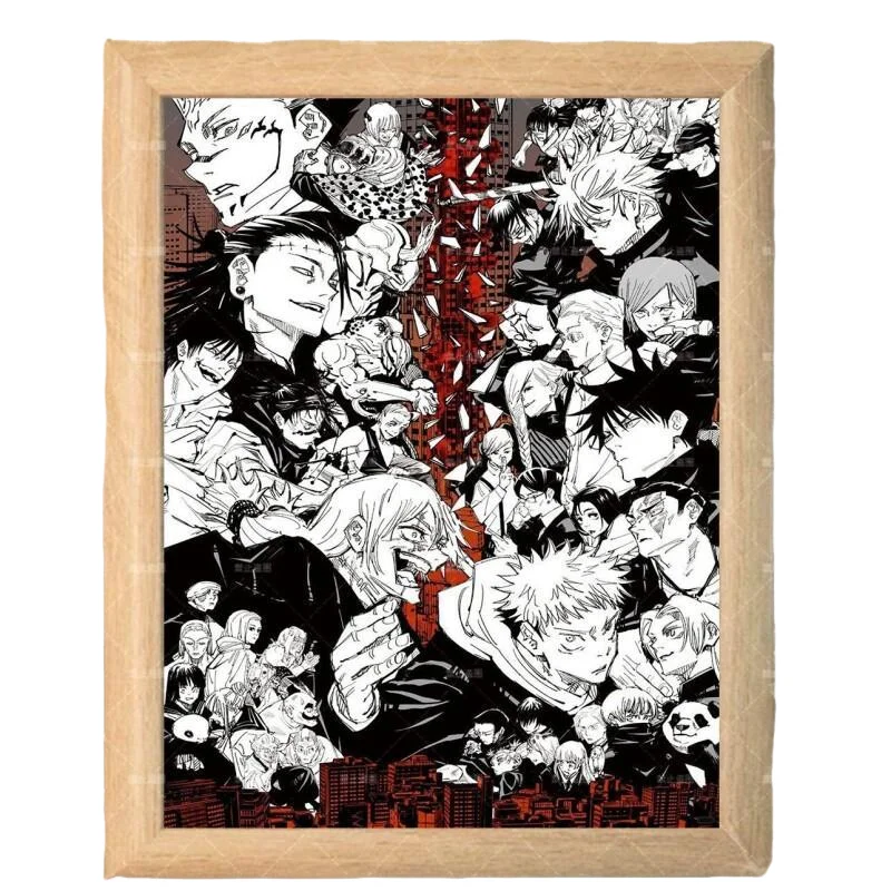

Jujutsu Kaisen Gojo Satoru Photo Frame Ornament Acrylic Material High Pretty Bedroom Dormitory Desktop Decoration Birthday Gift