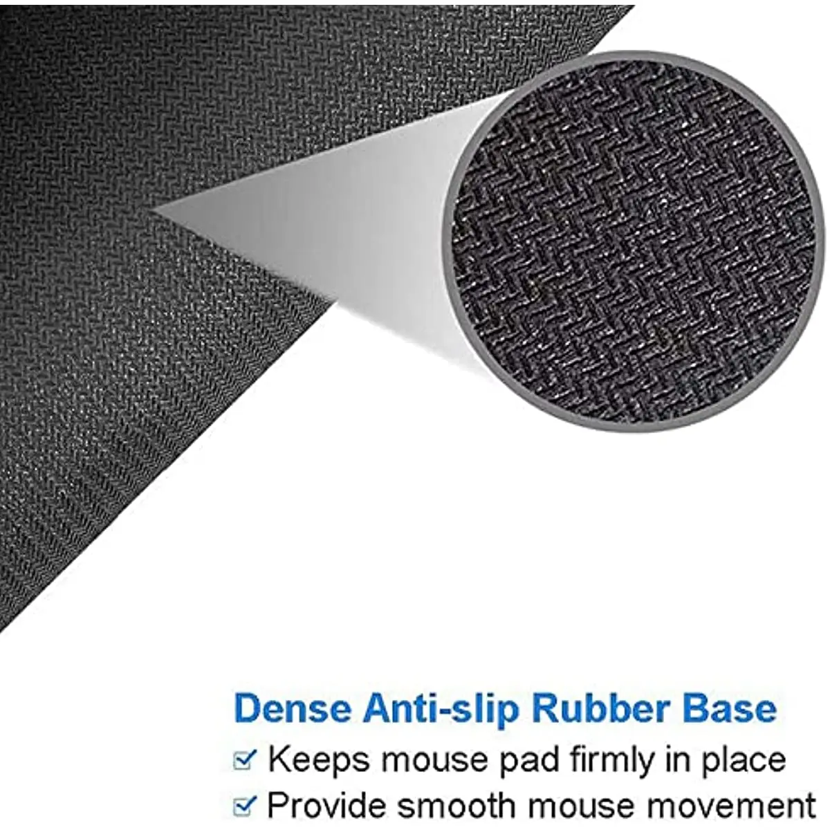 Blue Ocean Wave Mouse Pad Unique Design Anti-Slip Rubber Base Mouse Pad for Desktop Computer and Laptop Mouse Pad