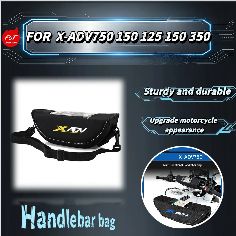 x-adv750-150-125-350用ユニバーサルハンドルバー収納バッグ多機能ナビゲーション電話ホルダーパックオートバイ改造アクセサリー