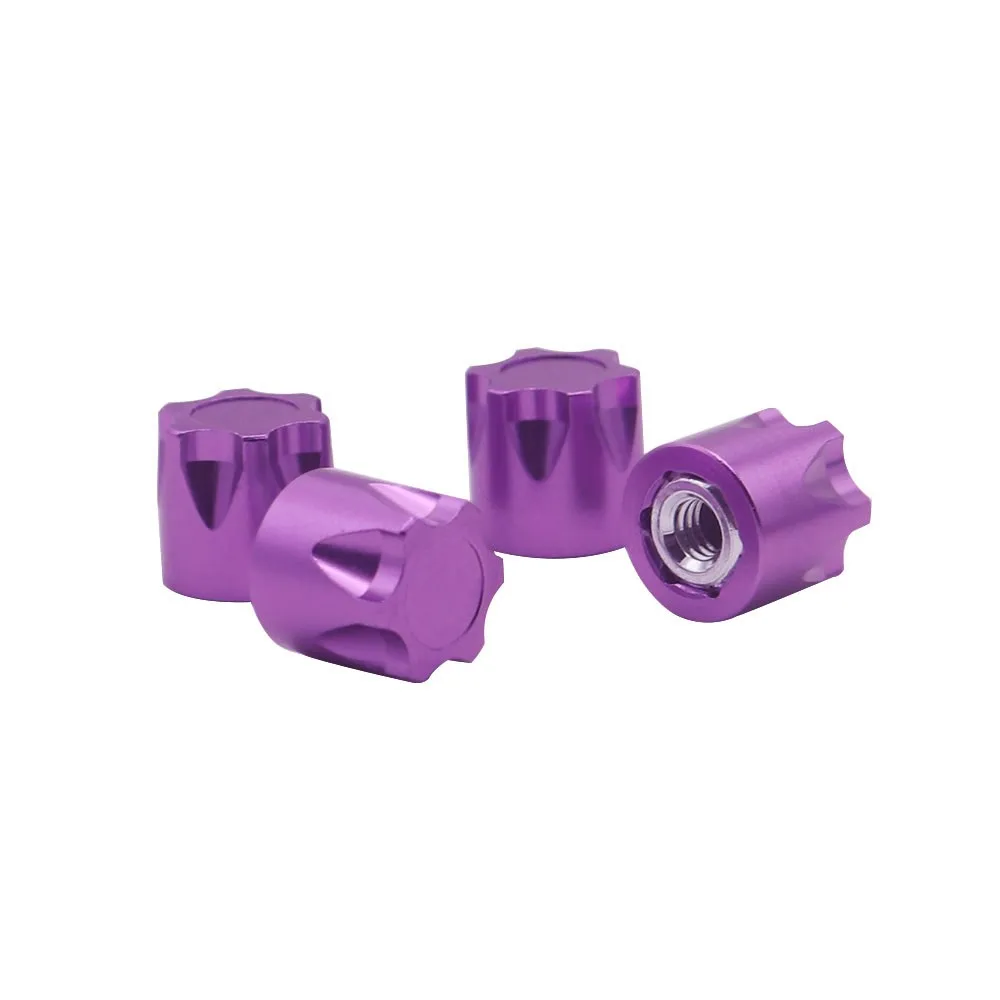 4 stücke Cnc Aluminium Legierung M4 Mutter Felge Hut Kappe Für 1/10 Rc Crawler Traxxas Trx4 Trx6 Slash D90 d110 Scx10 Rc Tamiya Yokomo Hsp – Detail 7