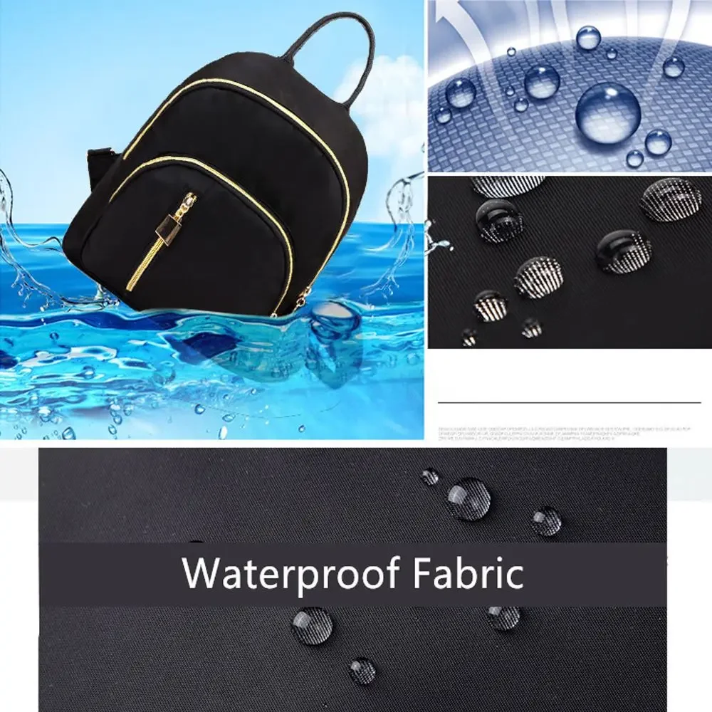 

New Oxford Cloth Trend Small Backpack Ins Style Casual Backpack Versatile Outdoor Travel Simple Women's Backpack Waterproof