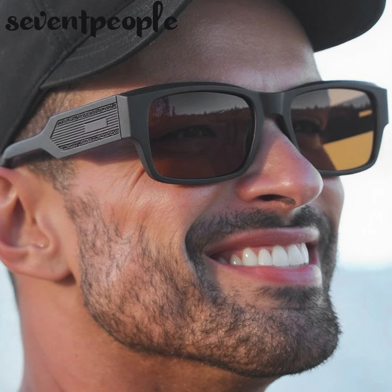 

Classic Polarized Steampunk Square Sunglasses Men 2025 Luxury Brand Vintage Outdoor Driving Sunglass For Male Punk Shades UV400